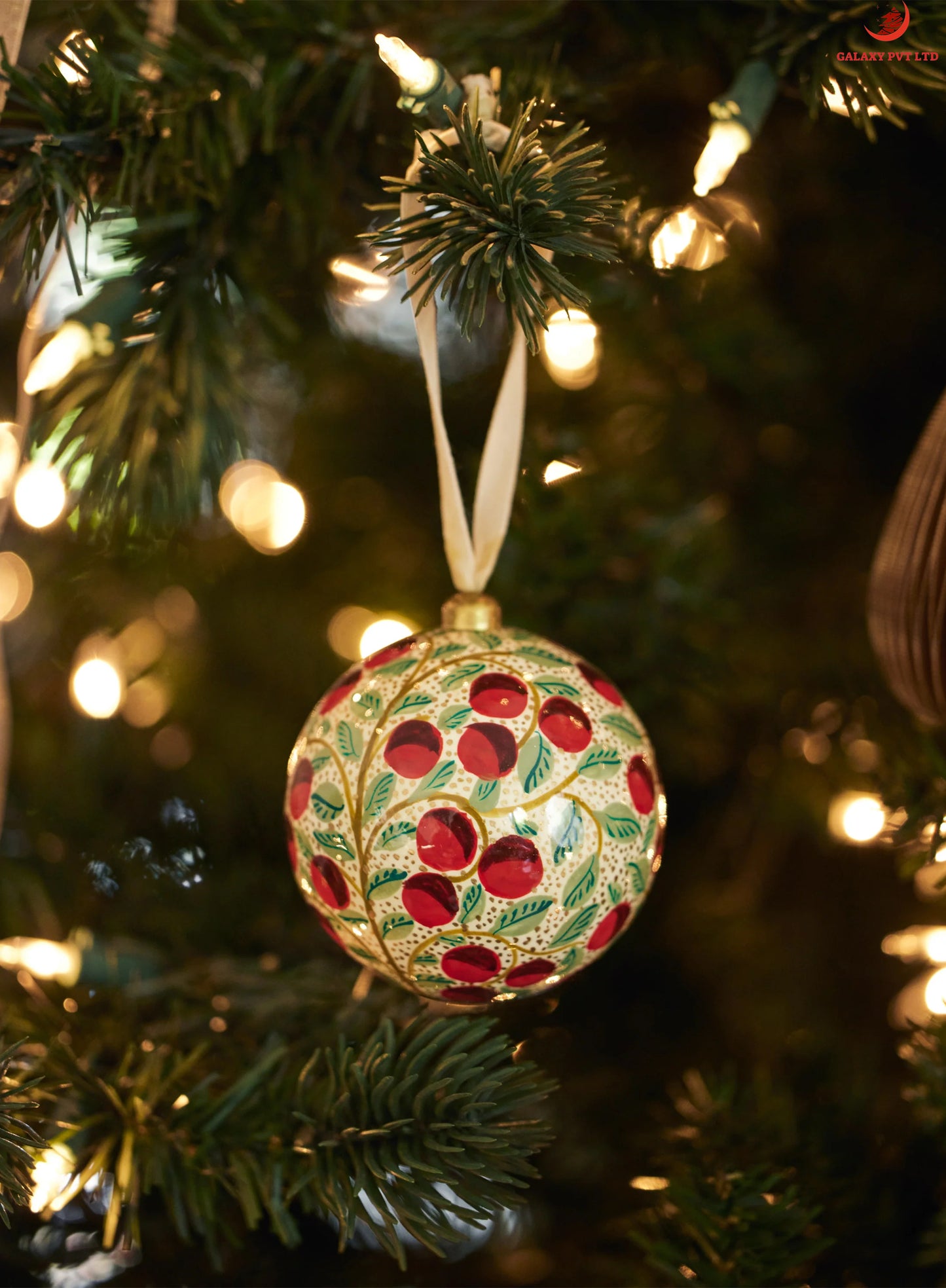 Xavier Hand-Painted Cherry Charm (Set of Two)