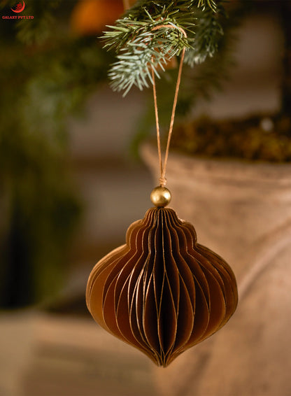 Cillian Paper Ornaments (Set of 3)