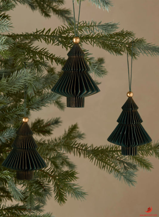 Cillian Paper Tree Ornaments (Set of 3)